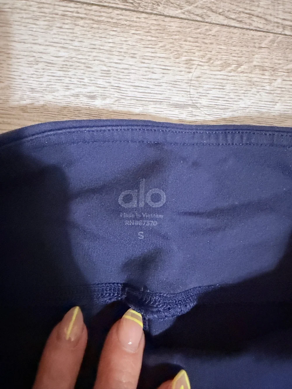 ALO Yoga Dark Navy Performance Leggings